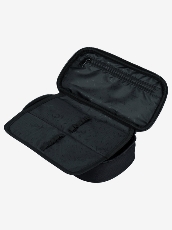 BAAGL  Sivi šolski peresnik Baagl Darkness