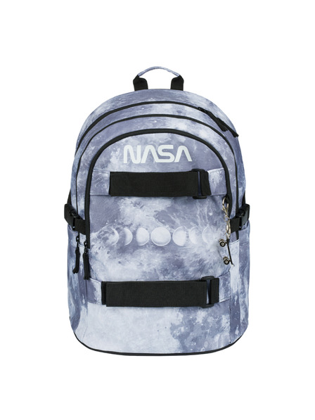 BAAGL  Sivi šolski nahrbtnik Baagl Skate NASA Grey