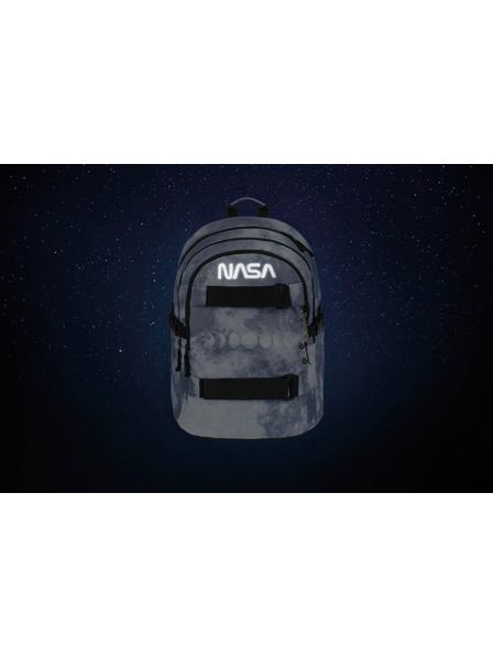BAAGL  Sivi šolski nahrbtnik Baagl Skate NASA Grey