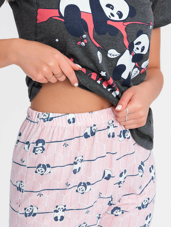 Edoti Ženska pižama - grafit EDOTI