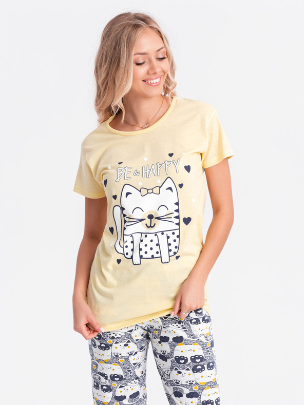 Edoti Ženska pižama - rumena EDOTI