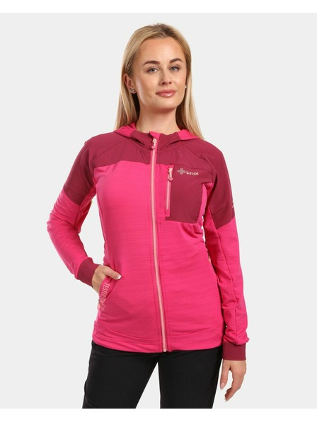 Kilpi Ženska raztegljiva jopa s kapuco Kilpi MEMPHIS-W Pink