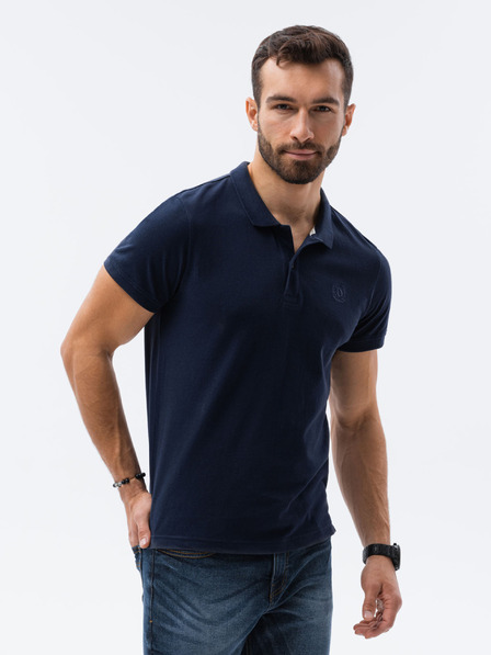 Ombre Clothing Moška pique pletena polo majica Ombre Oblačila