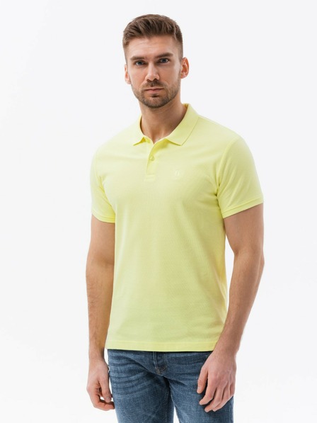 Ombre Clothing Moška pletena polo majica pique, 3 pakiranja Ombre Clothing