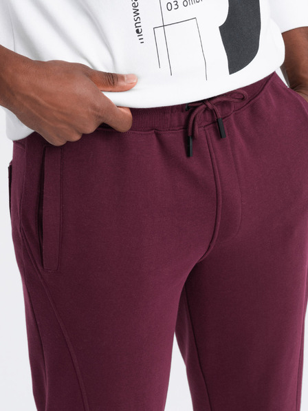 Ombre Clothing Moške bombažne trenirke BASIC joggers Ombre Clothing
