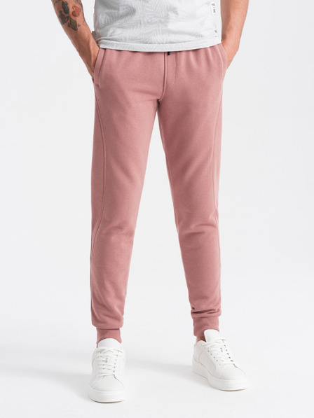 Ombre Clothing Moške bombažne trenirke BASIC jogger Ombre Clothing