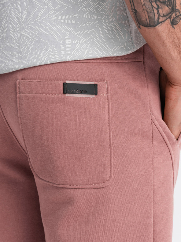 Ombre Clothing Moške bombažne trenirke BASIC jogger Ombre Clothing