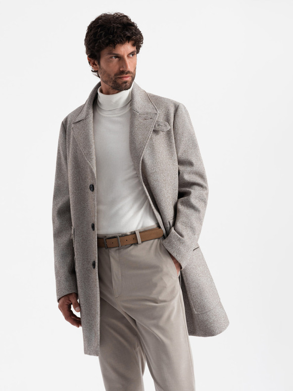 Ombre Clothing Moški enonadstropni plašč Ombre Clothing