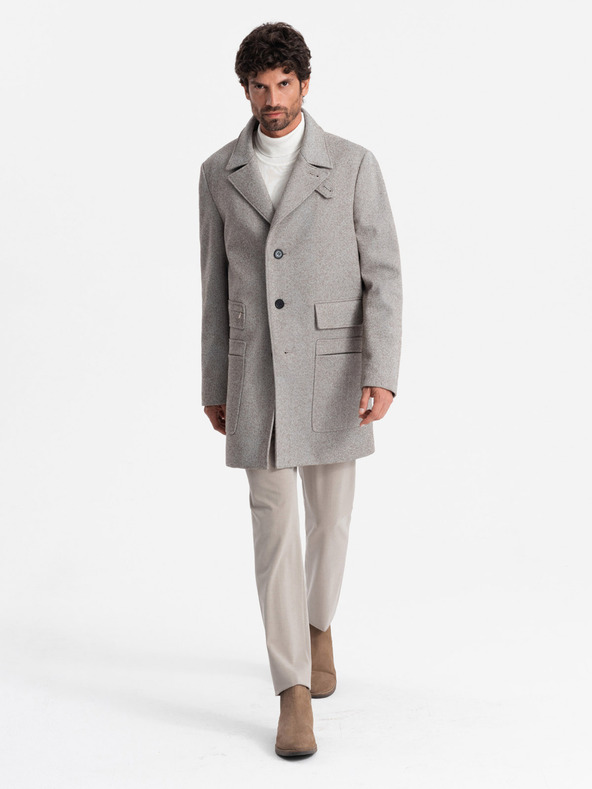 Ombre Clothing Moški enonadstropni plašč Ombre Clothing