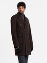 Ombre Clothing Moški dvoredni plašč Ombre Clothing