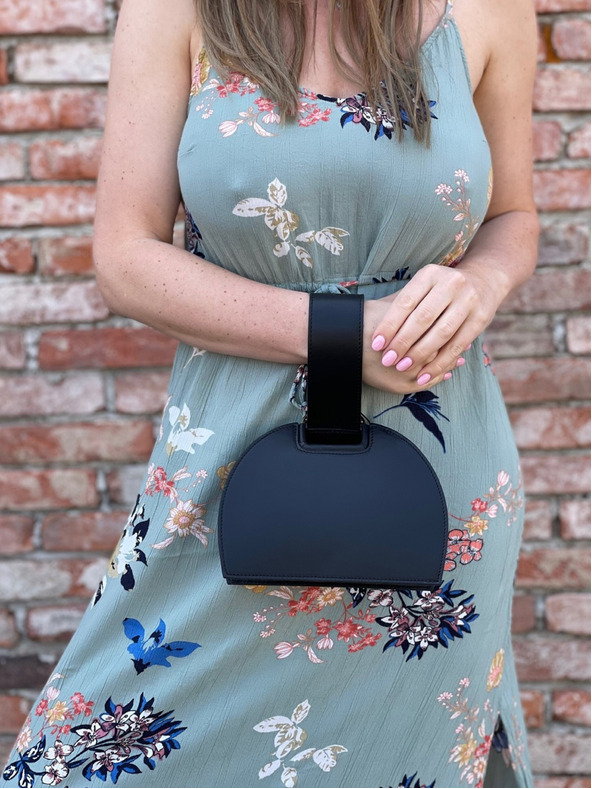 Elega Črna ženska torbica Elega Amber