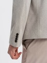 Ombre Clothing Ombre Clothing moška rjava jakna s stoječim ovratnikom