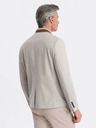 Ombre Clothing Ombre Clothing moška rjava jakna s stoječim ovratnikom