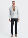 Ombre Clothing Ombre Clothing moška rjava jakna s stoječim ovratnikom