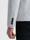 Ombre Clothing Ombre Clothing moška rjava jakna s stoječim ovratnikom