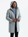 Ombre Clothing Moški plašč s kapuco Ombre oblačila