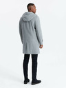 Ombre Clothing Moški plašč s kapuco Ombre oblačila