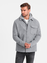 Ombre Clothing Moška lahka jopa iz flisa Ombre Clothing V2 OM-JANP-0199
