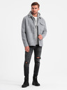 Ombre Clothing Moška lahka jopa iz flisa Ombre Clothing V2 OM-JANP-0199