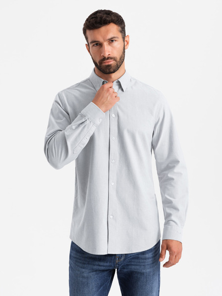 Ombre Clothing Moška srajca oxford Ombre Clothing V1 OM-SHOS-0172