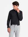 Ombre Clothing Moška satenasta srajca Ombre Clothing SLIM FIT V4 OM-SHOS-0176