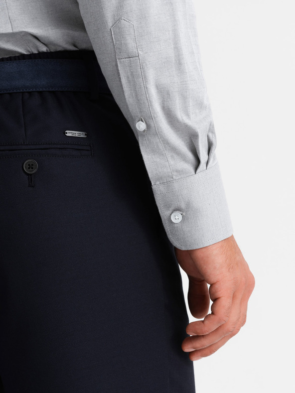 Ombre Clothing Moška oblačila Ombre Clothing SLIM FIT V2 OM-SHCS-0174