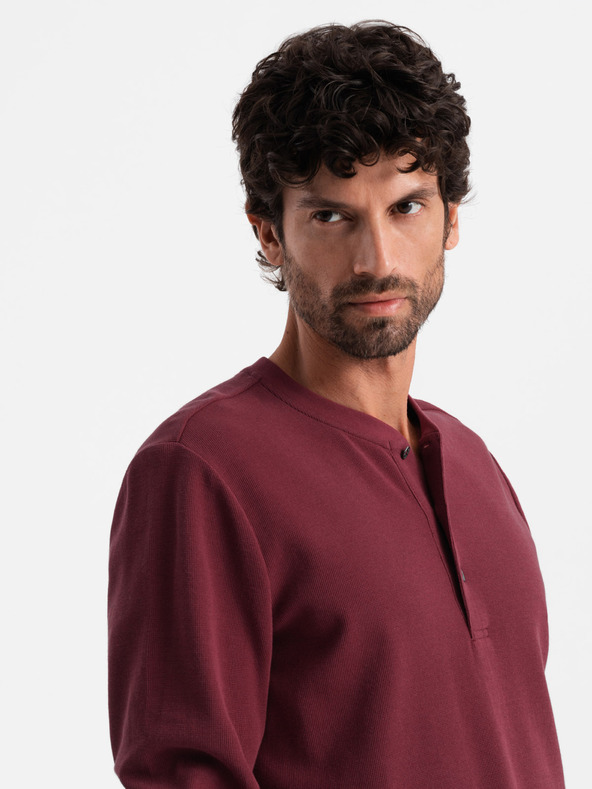 Ombre Clothing Moška oblačila Waffle Knit Ombre Clothing V2 OM-LSCL-0120