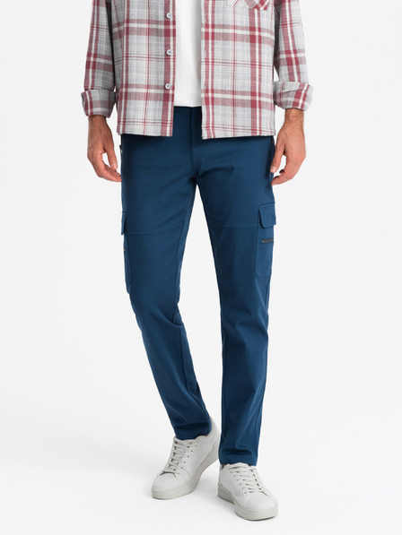 Ombre Clothing Moška oblačila Ombre STRAIGHT LEG CARGO V1 OM-PACG-0204
