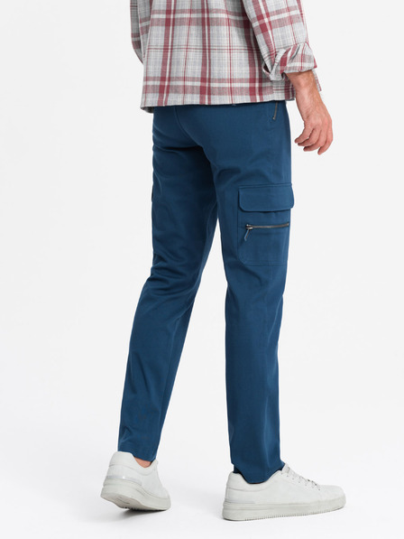 Ombre Clothing Moška oblačila Ombre STRAIGHT LEG CARGO V1 OM-PACG-0204