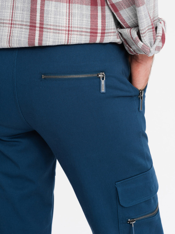 Ombre Clothing Moška oblačila Ombre STRAIGHT LEG CARGO V1 OM-PACG-0204