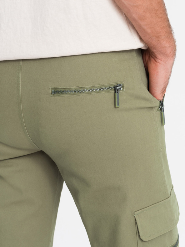 Ombre Clothing Moška oblačila Ombre STRAIGHT LEG CARGO V2 OM-PACG-0204