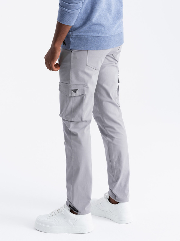 Ombre Clothing Moška oblačila Ombre STRAIGHT LEG CARGO V3 OM-PACG-0196