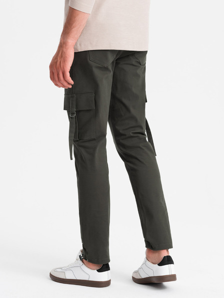 Ombre Clothing Moška oblačila Ombre Clothing STRAIGHT LEG CARGO V3 OM-PACG-0197