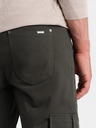 Ombre Clothing Moška oblačila Ombre Clothing STRAIGHT LEG CARGO V3 OM-PACG-0197