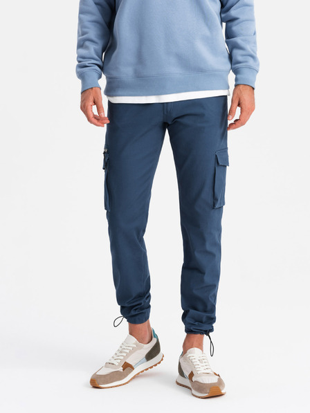 Ombre Clothing Moška oblačila Ombre Clothing STRAIGHT LEG CARGO V4 OM-PACG-0196