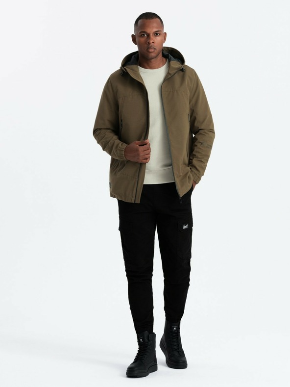 Ombre Clothing Moška jakna s kapuco Ombre Clothing V2 OM-JANP-0191