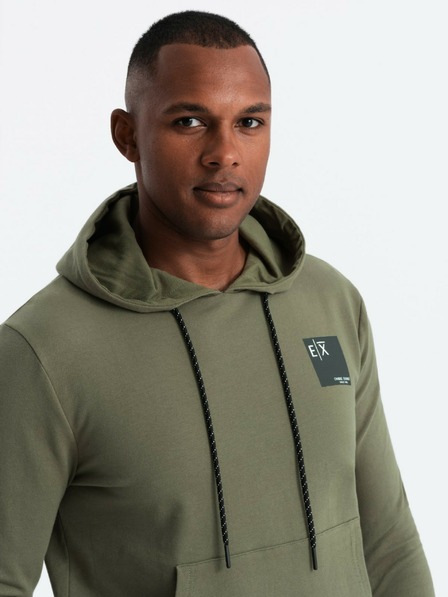 Ombre Clothing Moška kengurujčka s kapuco Ombre Clothing
