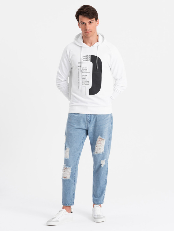 Ombre Clothing Moške zožene kavbojke Ombre Clothing