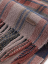 Ombre Clothing Moški škotski karirasti šal z obrobami Ombre oblačila