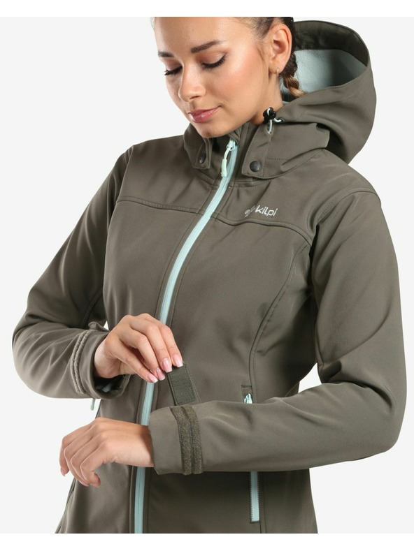 Kilpi Kilpi RAVIA-W Ženska softshell jakna temno zelena