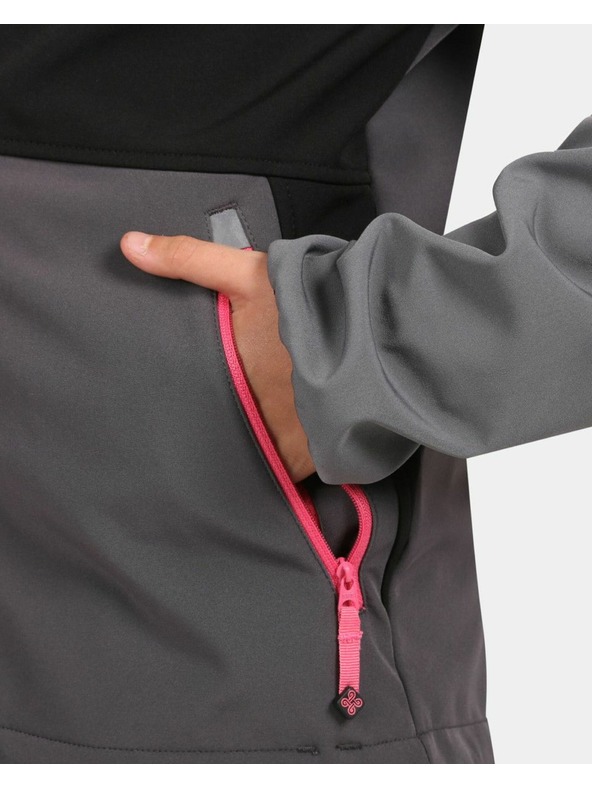 Kilpi Dekliška softshell jakna Kilpi RAVIA-J Black