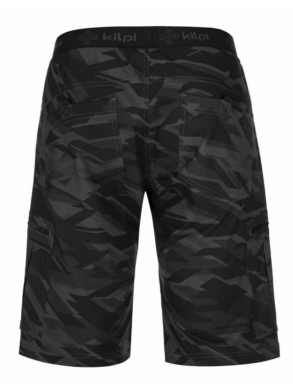 Kilpi Moške lahke kratke hlače za na prostem Klipi ASHER-M temno sive barve