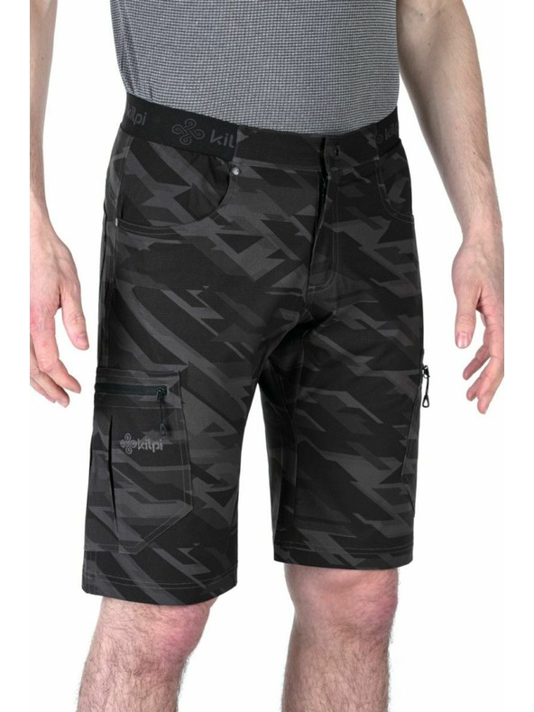 Kilpi Moške lahke kratke hlače za na prostem Klipi ASHER-M temno sive barve