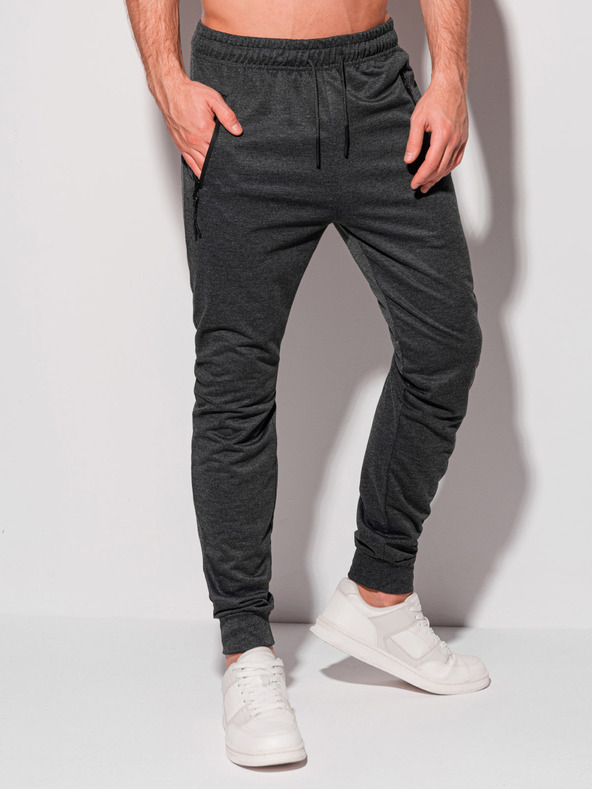 Edoti EDOTI Moške športne hlače, grafitne barve