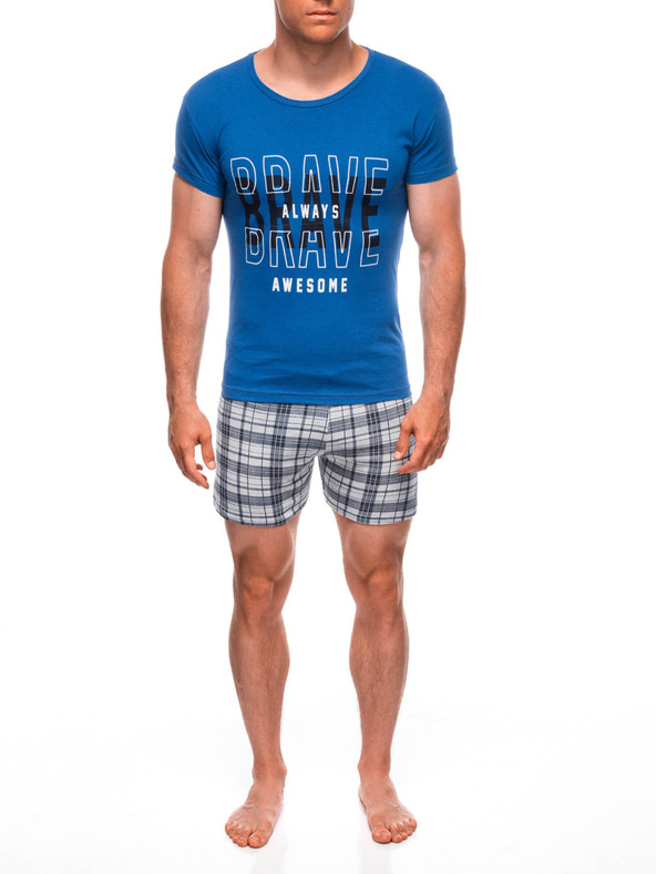 Edoti EDOTI Moška pižama, modra