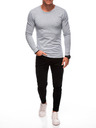 Edoti EDOTI Moška majica z dolgimi rokavi, siva