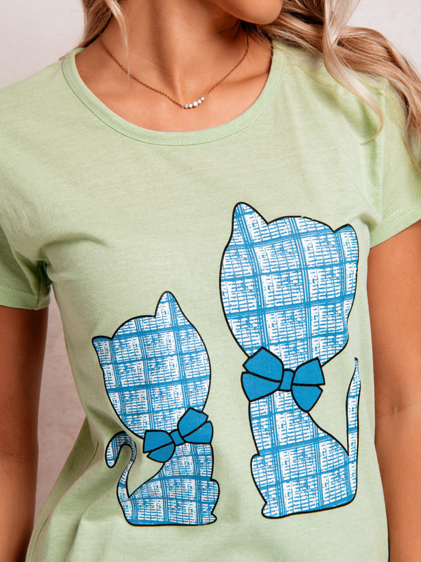 Edoti EDOTI Ženska pižama, svetlo zelena