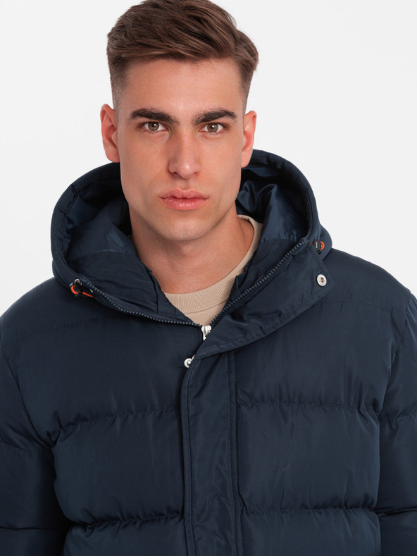 Ombre Clothing Ombre Clothing moška športna topla jakna z dvojno kapuco