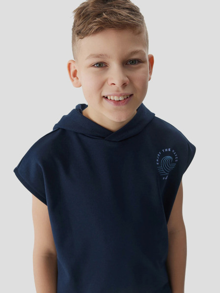 4F Fantovska majica s kapuco brez rokavov 4F