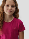 4F 4F Dekliška navadna majica - roza